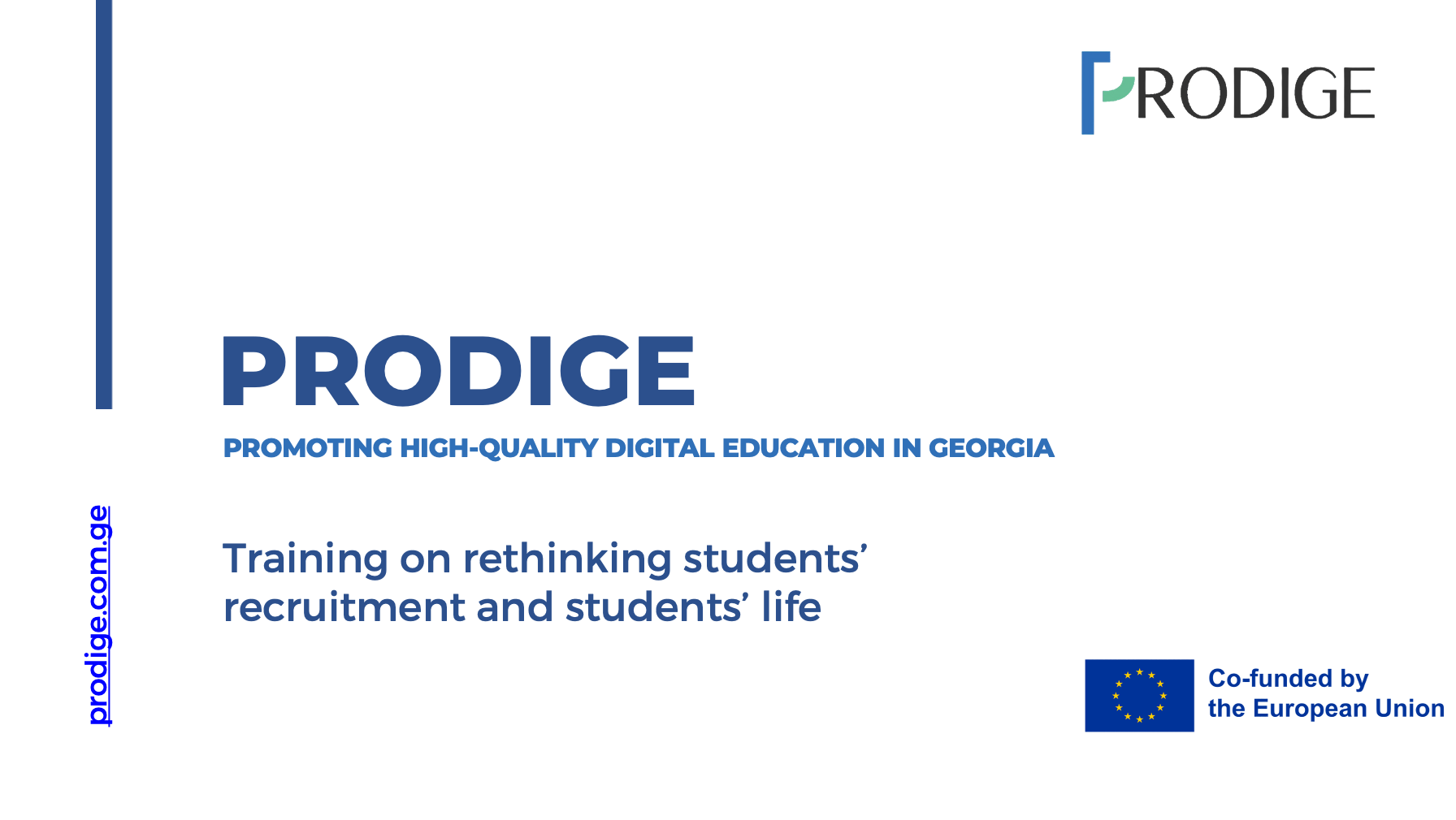 Training on Rethinking students' recruitment and students' life